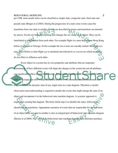 Cursework on Behavioral Modeling