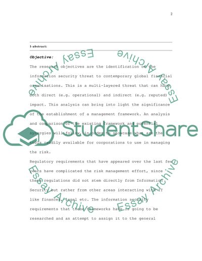 Information Security Risks