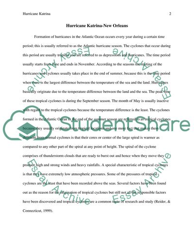 Hurricane Katrina: New Orleans