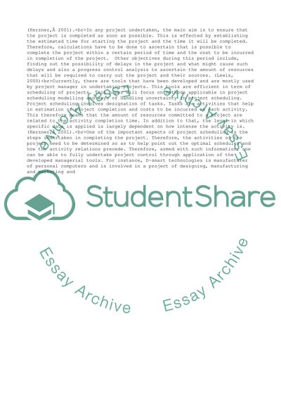 Approaches Applied by Project Managers in Incorporating Risks and Uncertainties in Project Schedules