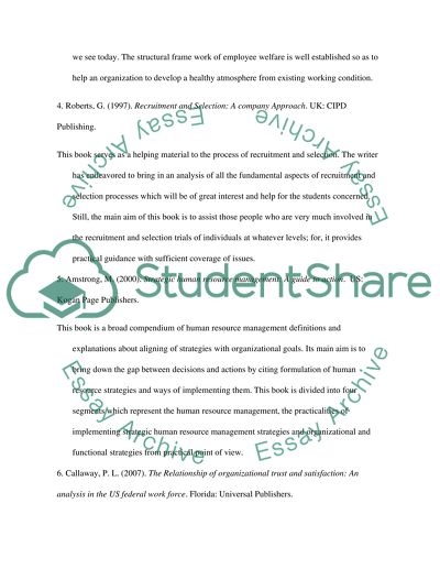 The Details of Human Resource Management