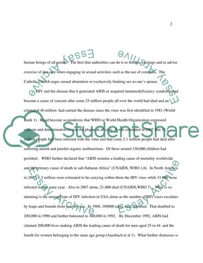 The Impact of Homophobia and the HIV/AIDS Epidemic