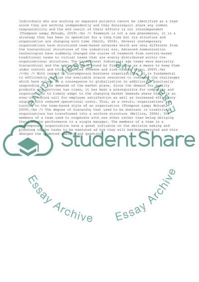 Examples Of English Essays Teams Are Seen As A Necessary Condition In Contemporary Organisations But Are They Effective Argumentative Essay Examples For High School also English Essays For High School Students Teams Are Seen As A Necessary Condition In Contemporary Essay On English Language