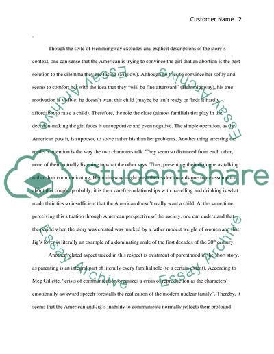 Hemmingway and OConnor