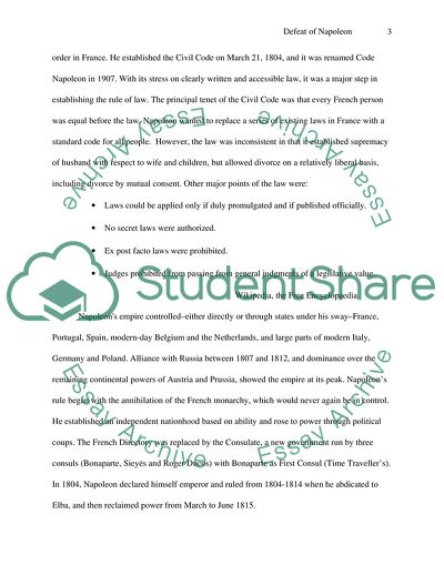 Why Was France Ultimately Defeated between 1812 and 1815