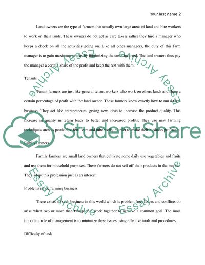 Farming and Slavery Concepts