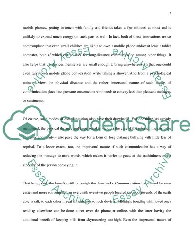 modes of communication essay