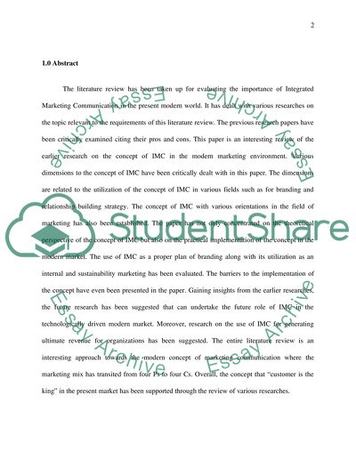 Integrated Marketing Communication to Build Brands