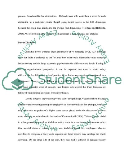 Hofstede and Cultural Issues for Multinational Corporation