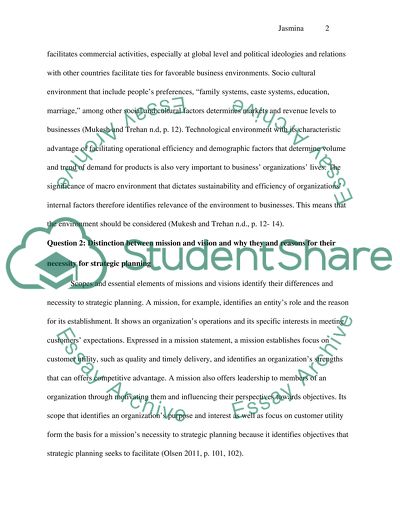 Strategic management final exam bachelor degree