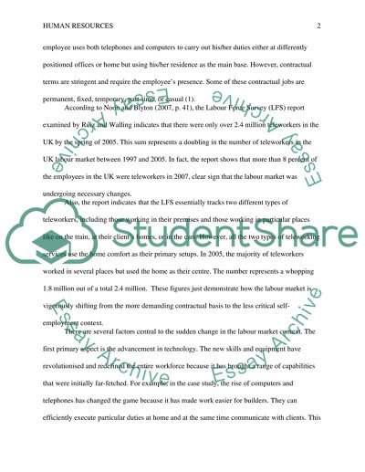 Changing Context of Workforce Planning and Labour Market Change