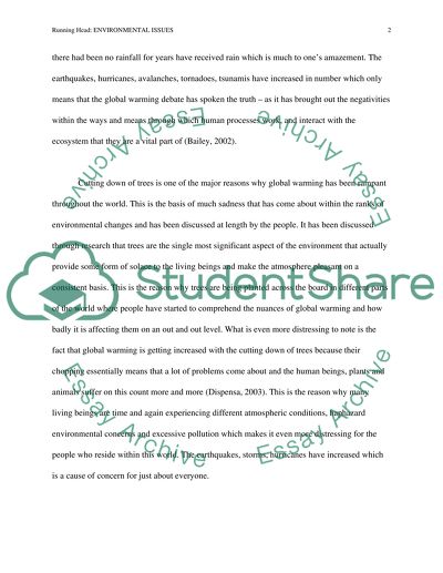 Environmental Issues: Global Warming