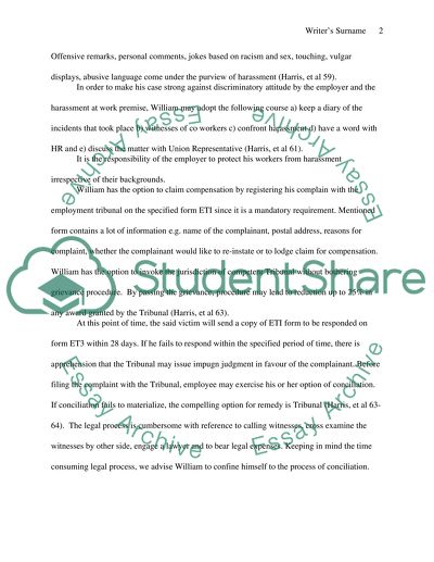 What Are the Appropriate Channels for William to Seek Any Compensation for Loss of Job