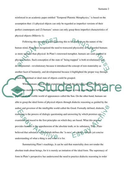 Philosophies of Plato and Aristotle