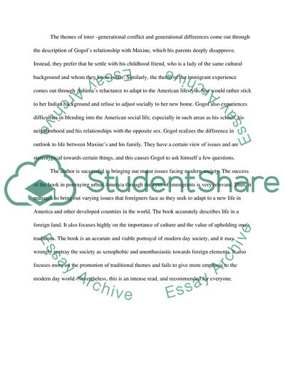 The Ganguli Family in the Namesake by Jhumpa Lahiri