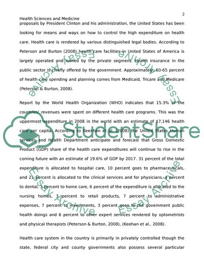 Health Care Spending in the USA