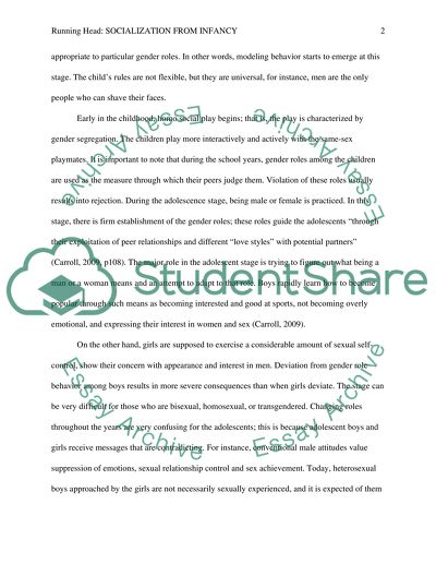 Socialization from Infancy