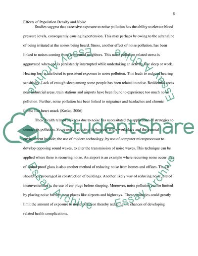 The Effects of Population Density and Noise