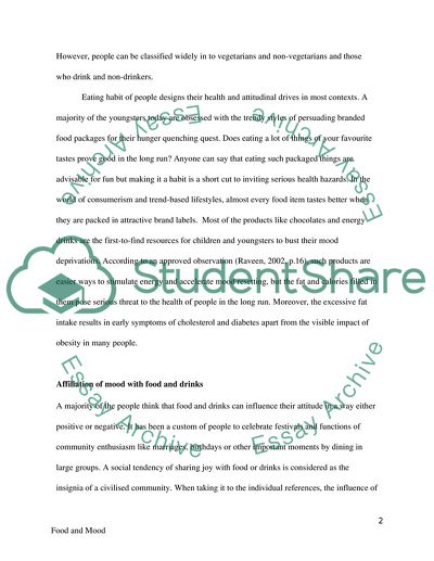 The Influence of Food and Beverages on Human Life