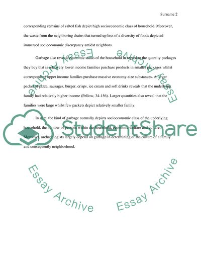 Things That Garbage Can Reveal