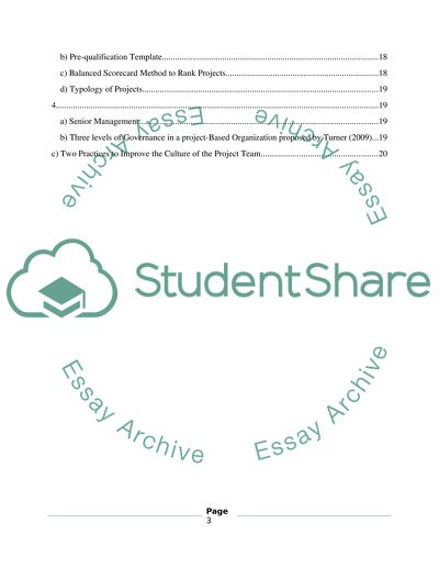 Business and Project Management , in a format of Questions-Answers