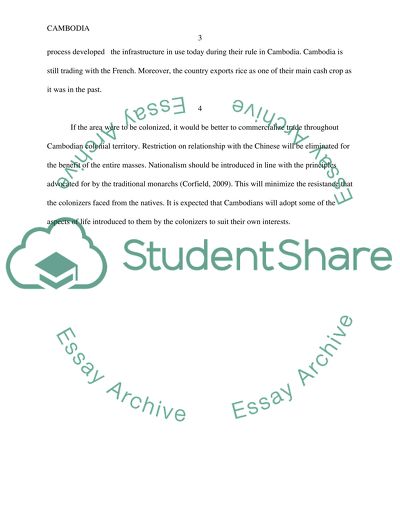 Colonialism in Cambodia in the 19th Century