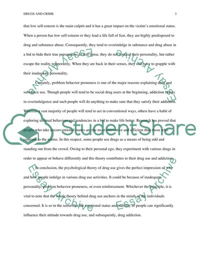 Psychological Theory of Drug Use