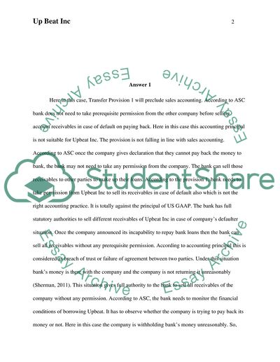 UpBeat Inc. ( Case Study )