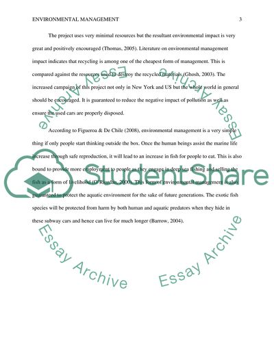 Environmental Managent