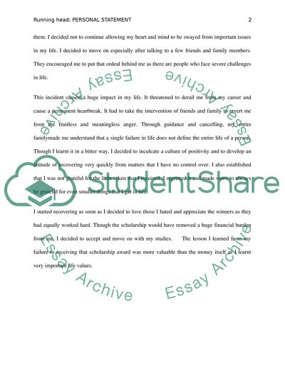 Personal Statement