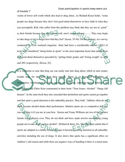 Teen Participation in Sports Saves Them from Many Troubles