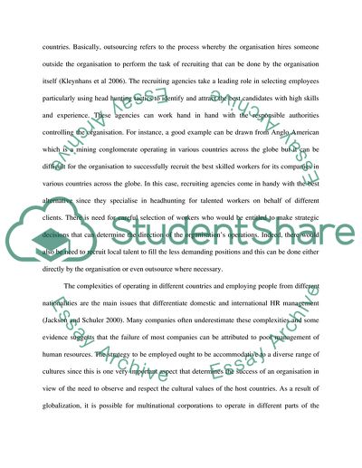 Attracting Talent in an International Dimension