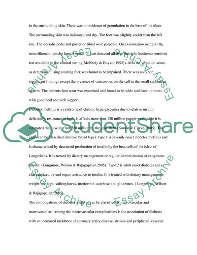 Pathogenesis of Formation of Neuropathic Ulcers