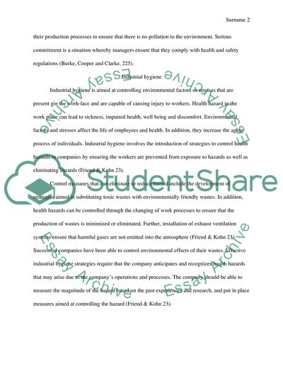 Fundamentals of Industrial Hygiene