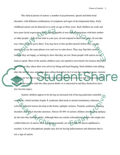 The Clinical Picture of Autism