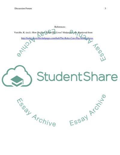 How Cars Affect Our Lives