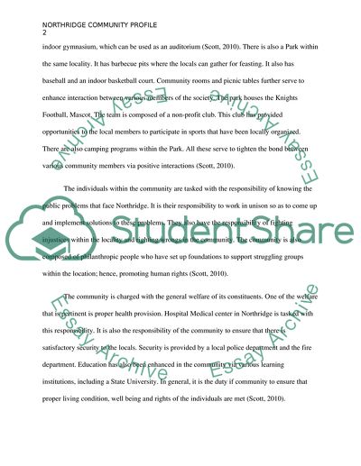 Northridge Community Profile