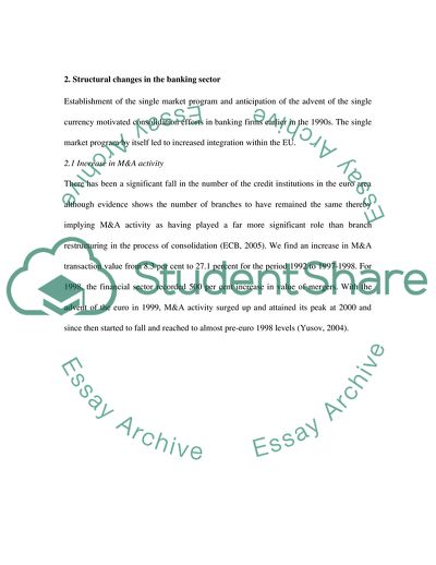 What Impact Has the Introduction of the European Single Currency Had on Banks