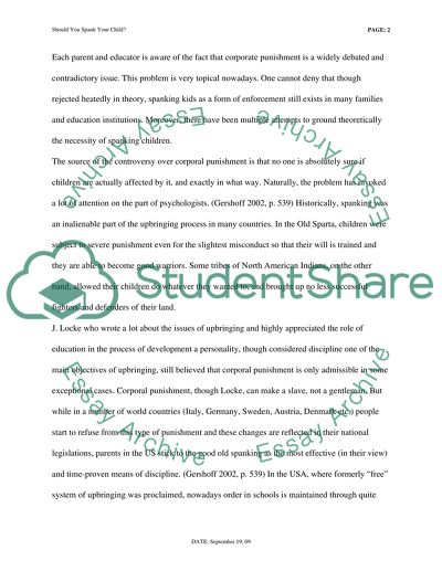 Child Disapline/ Should you spank your child