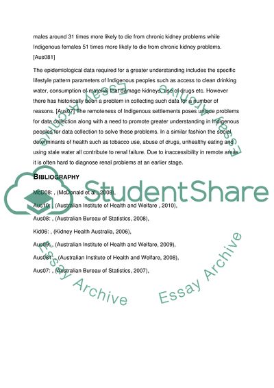 Revise: Epidemiology: current issue in the Australian health system