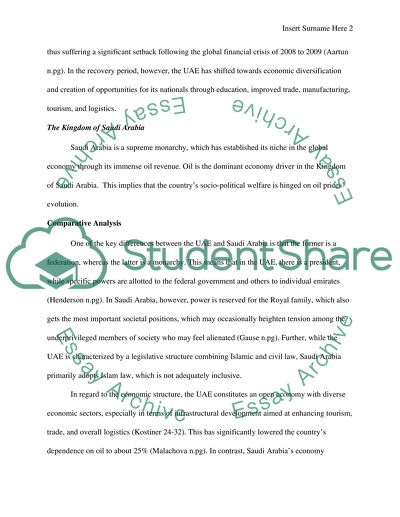 Political and Economic Structures