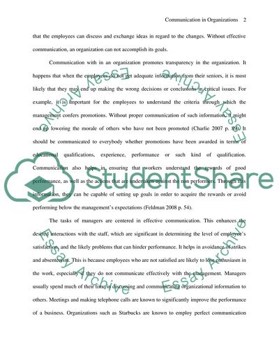 Organisational success essay 08 image