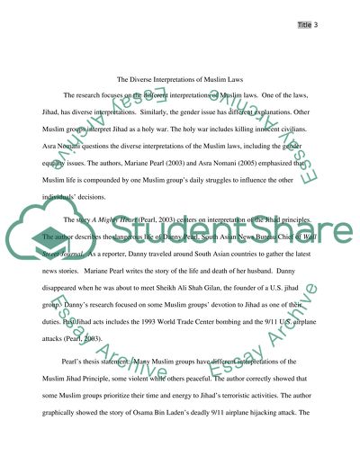 The Diverse Interpretations of Muslim Laws