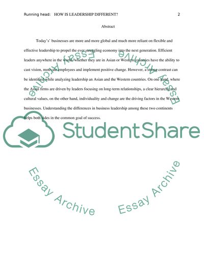 How is Leadership Different in Asian Business from Western Business