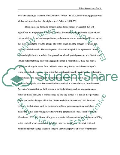 The Urban Way of Life