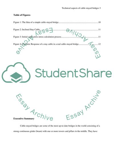 Technical aspects of cables stayed bridges