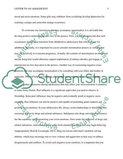 A Letter to a Younger Sister