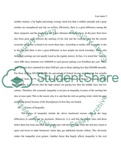 What Economic Inequality Is