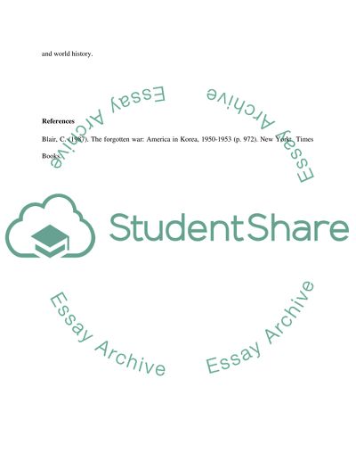 Forgotten War - America in Korea