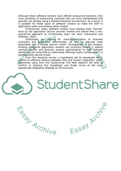 Literature Review and Project Specification